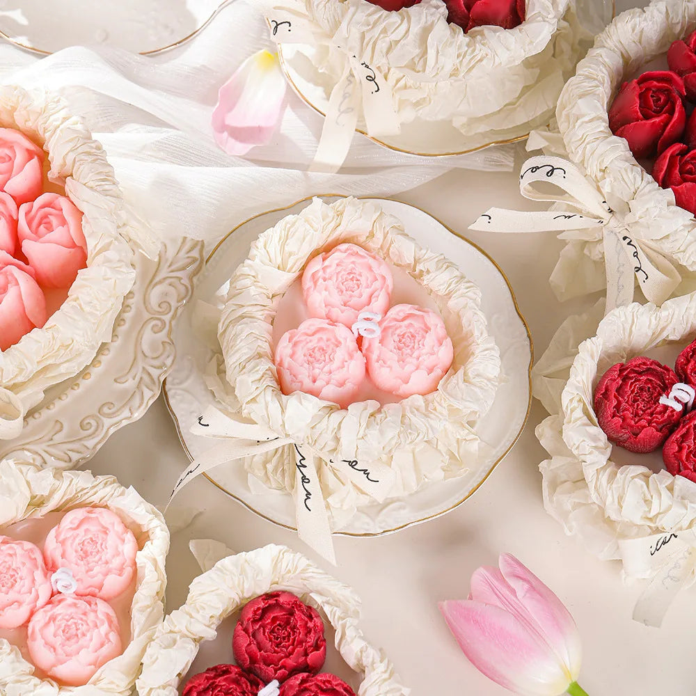 Mother's Day Scented Flower Candle Gift Box