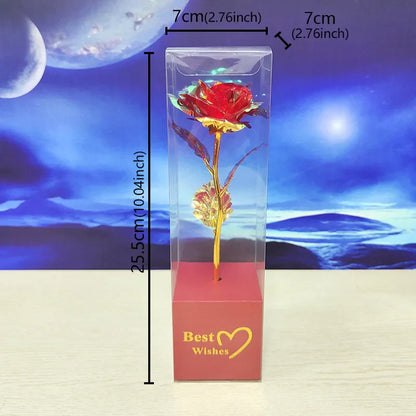Galaxy Eternal Gold Rose Decorative Flower
