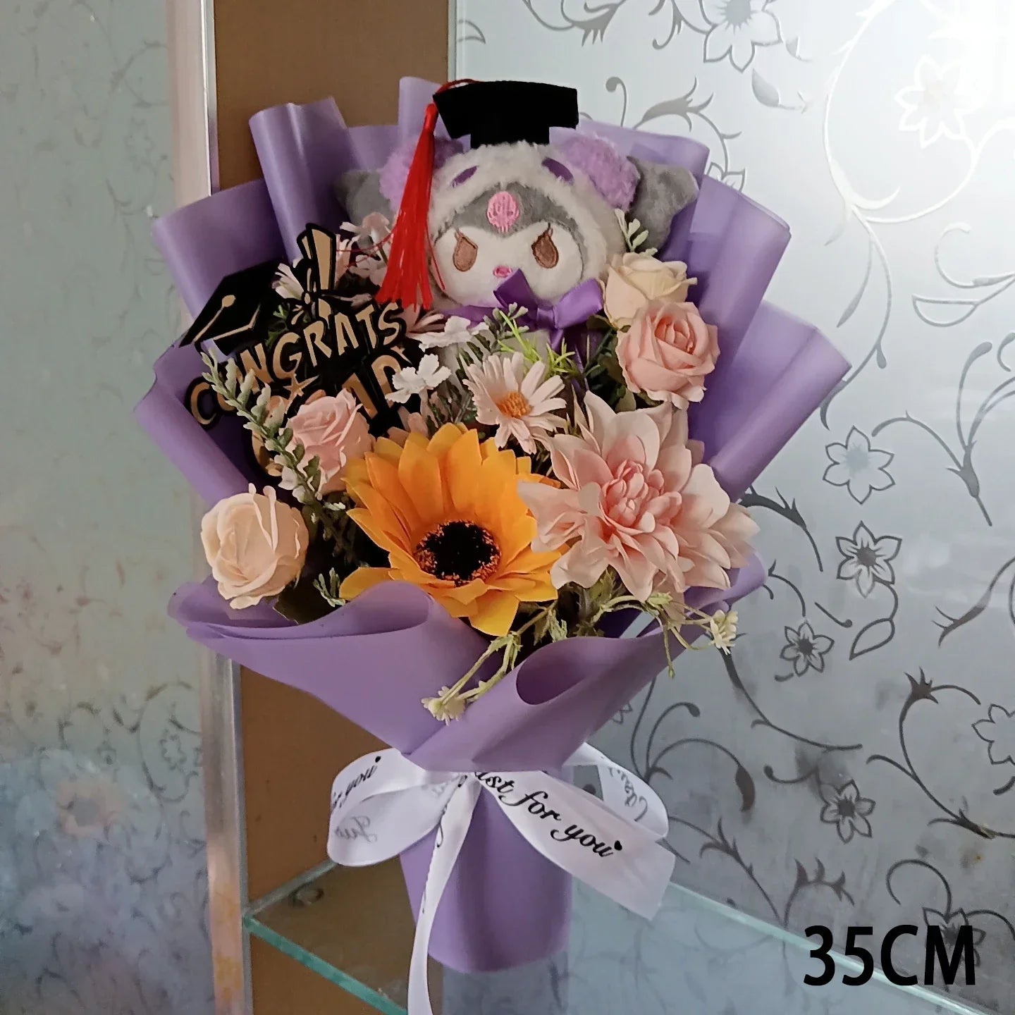 Kuromi Plush Flower Bouquet Soft Toy Gift for Girls