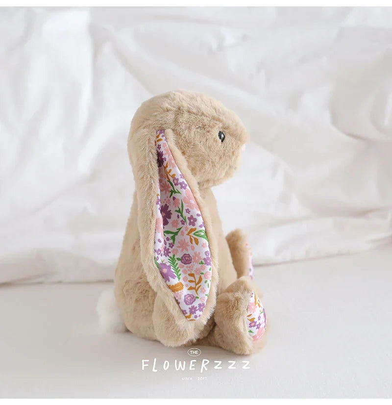 Floral Bunny Plush Toy 30cm