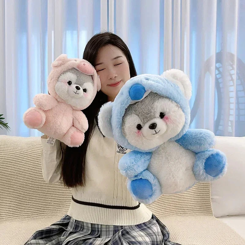 Cuddly Plushie Collection: Adorable Pink Pig, Koala, Dinosaur & More!