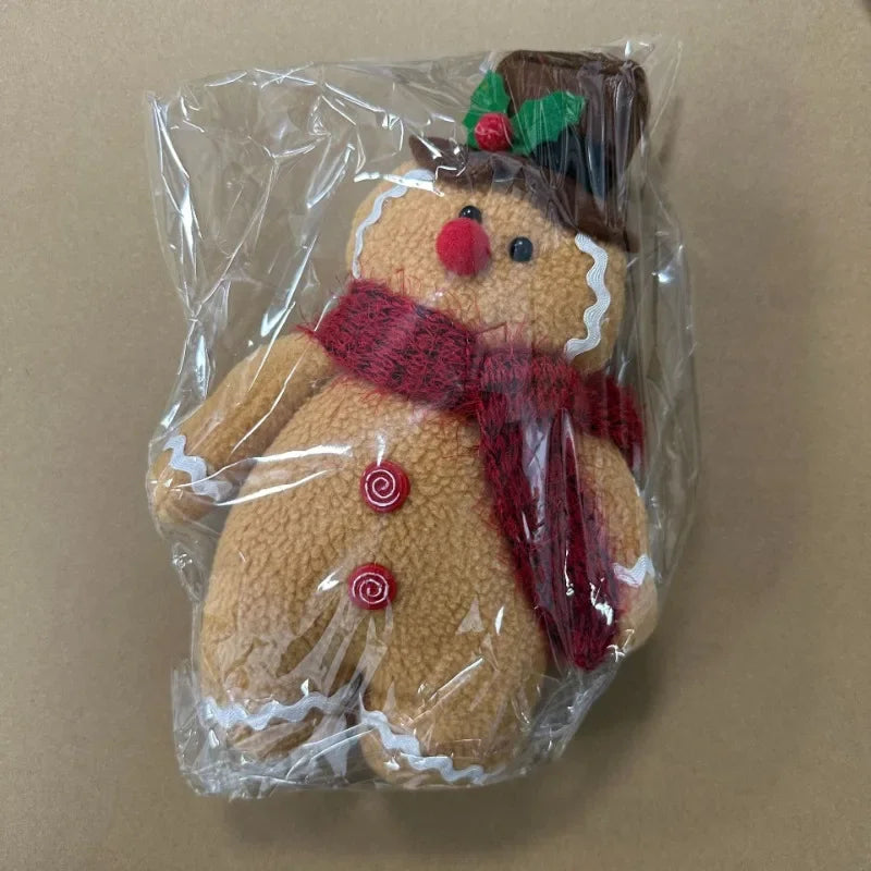 Kawaii Gingerbread Plush Toy - Adorable Christmas Ornament for All!