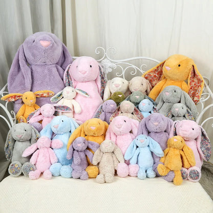 Shy Bunny Plush Toy Soft Floppy-Ear Gift for Girls