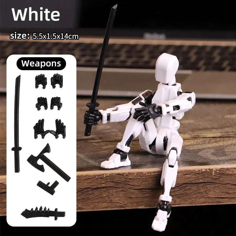 Multi-Jointed Movable Shapeshift Robot 3D Printed Mannequin Dummy 13 Action Figures