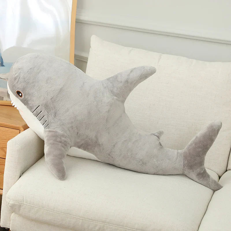 Colorful Shark Plush Pillow
