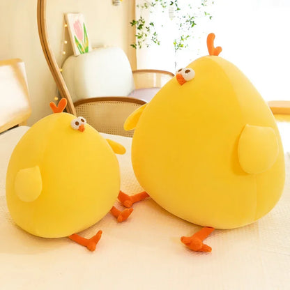 Funny Fat Chicken Plush Toy - Soft, Cute Neck Pillow for Kids & Gifts