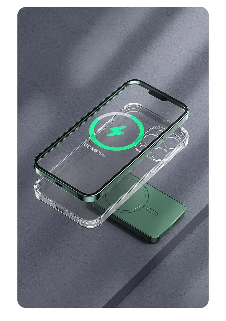 Magnetic Wireless Led Display Fast Charging Power Bank