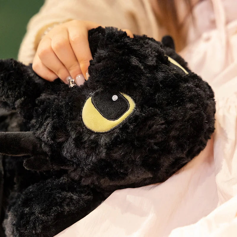 55/70cm Cute Dragon Plush Toy - Soft Stuffed Doll Pillow for Kids