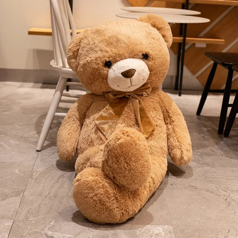 Giant Plush American Bear - Soft Teddy for Valentine's & Birthdays