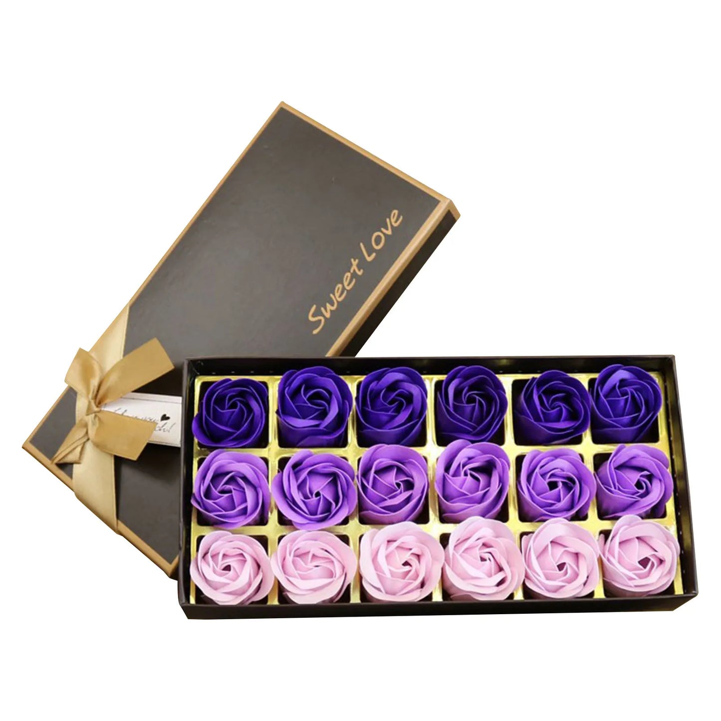 Soap Rose Scented Flower Gift Set for Home Decor and Special Occasions