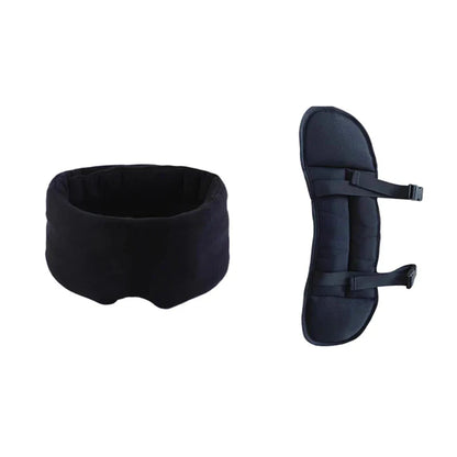 2 In 1 Comfort Headrest Blackout Eye Mask