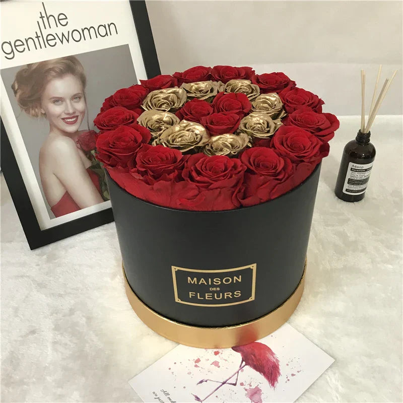 Luxury Preserved Eternal Rose Gift Box