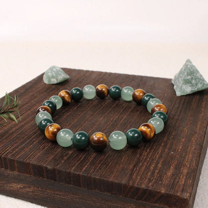Tiger Eye Natural Stone Beaded Bracelet