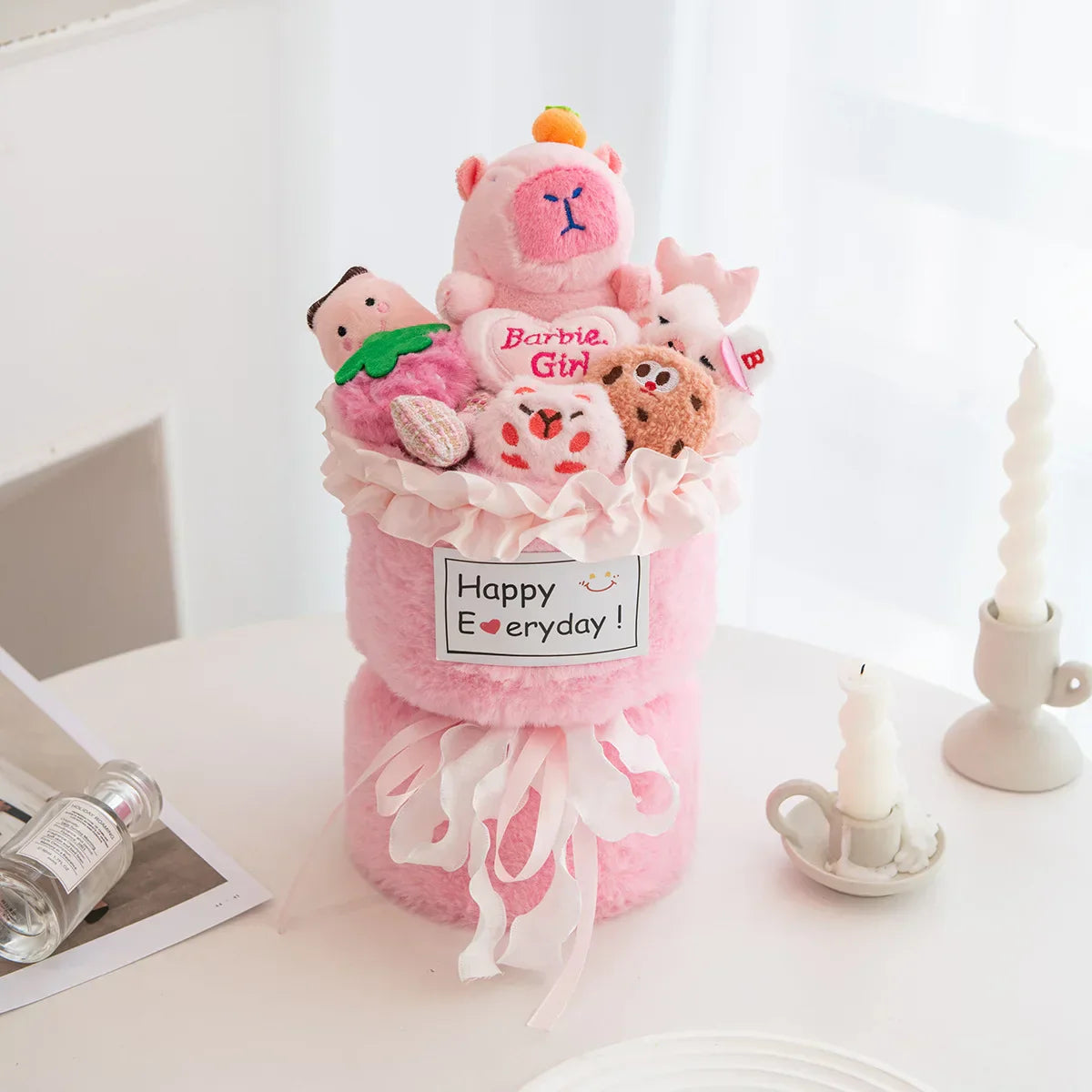 Kuromi Plush Flower Bouquet Kawaii Stuffed Doll