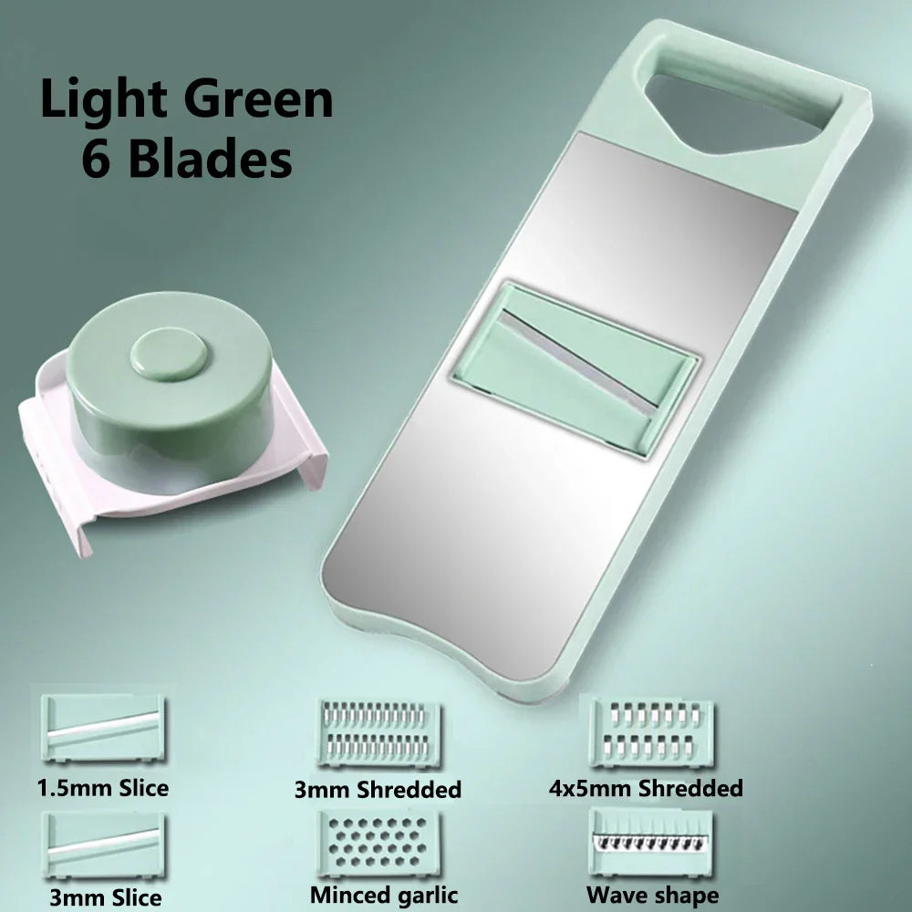 Multi-Cut Vegetable Slicer & Chopper