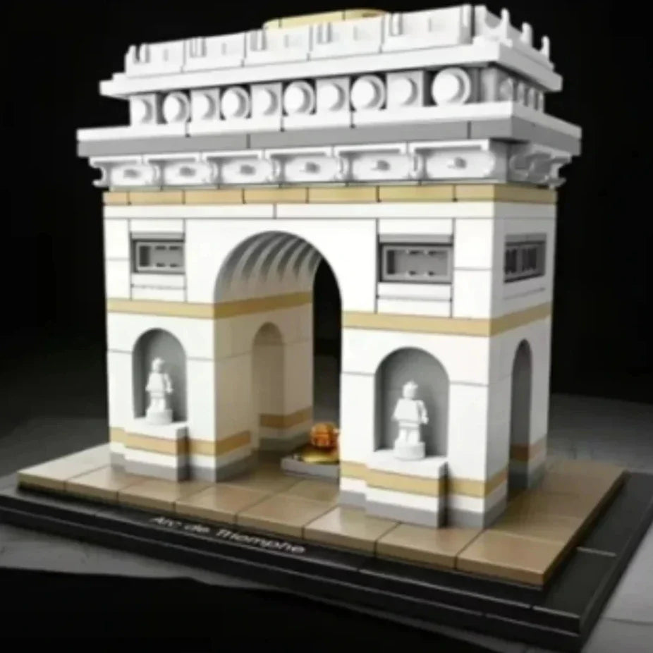 New York London Pairs Dubai Lanmark City Skyline Building Blocks