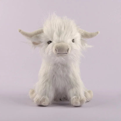 Cute Blue Highland Cow Plush Toy - Adorable Fairy Calf Gift for Kids