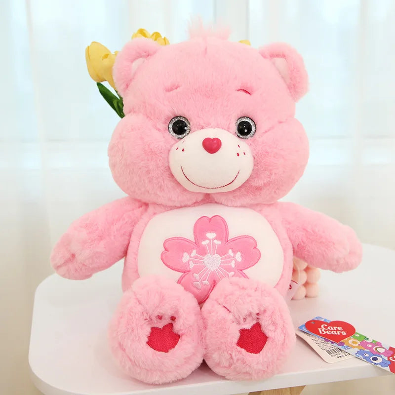 Pink Sakura Teddy Bear Plush Soft Stuffed Doll