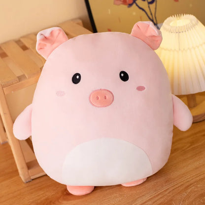 Cuddly Kawaii Zoo Animal Plushies - Soft Squishy Pillows for Kids