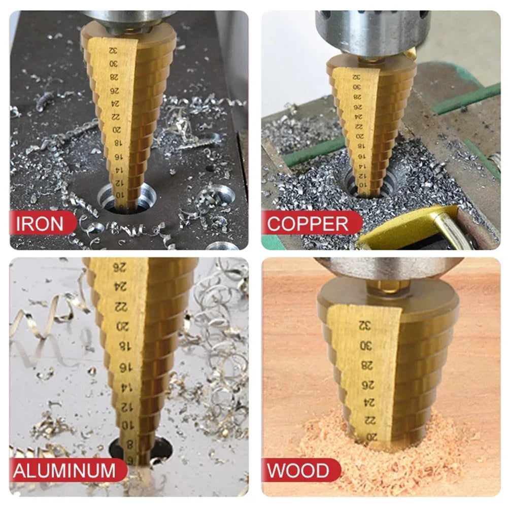 Titanium Coated Wood And Metal Drilling Set