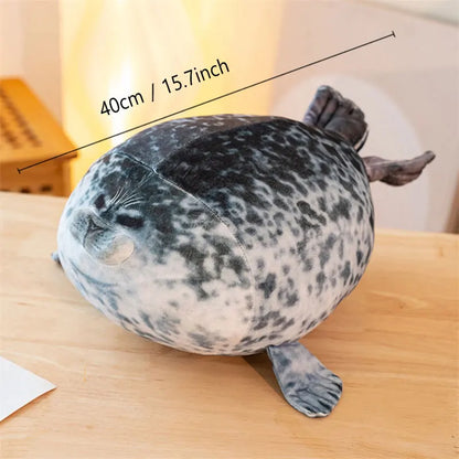 Soft Seal Plush Pillow 40cm