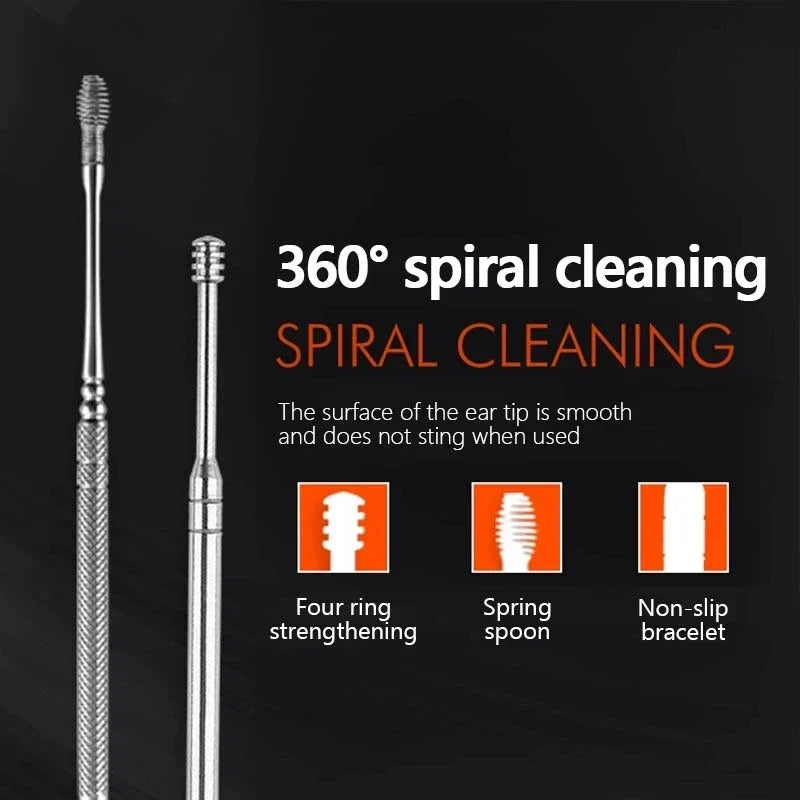 Spring Earwax Cleaner Tool Set