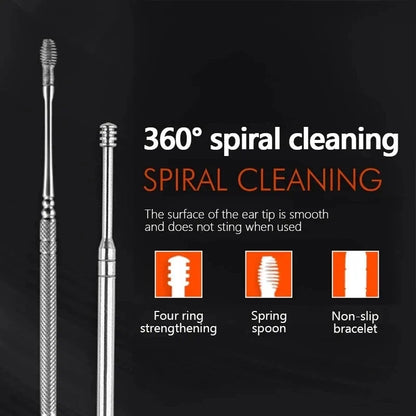 Spring Earwax Cleaner Tool Set