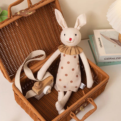 Handmade Bunny Plush in Cloth Dress
