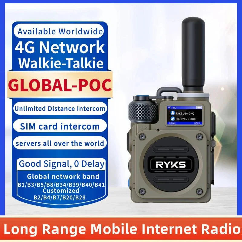 Mobile Walkie Talkie - Long-Range Sim Card Radio