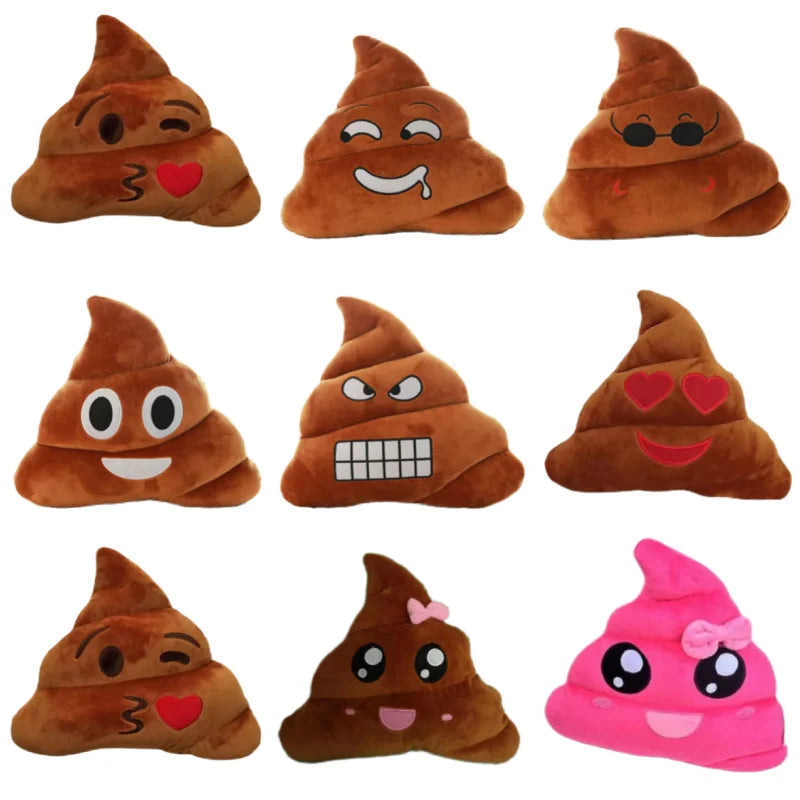 Super Soft Poop Plush Toy - Cute Expression for Kids' Gifts