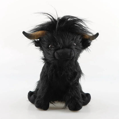 Cute Blue Highland Cow Plush Toy - Adorable Fairy Calf Gift for Kids