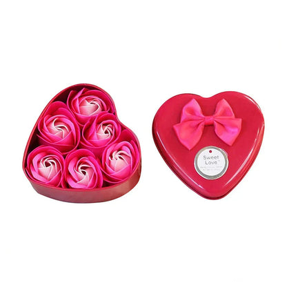 Soap Rose Scented Flower Gift Set for Home Decor and Special Occasions