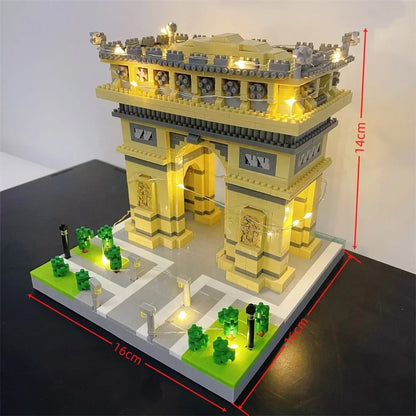 Paris Eiffel Tower Micro Mini Building Blocks