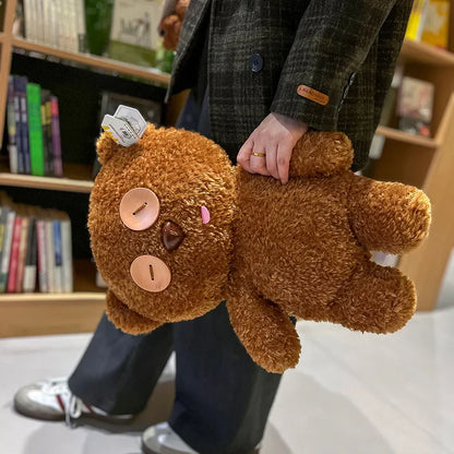 Cute Duck Plush Teddy Keychain and Mini Pillow