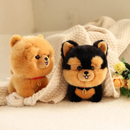 Cute Plush Puppy Dolls - Adorable Husky & Corgi Toys for Kids' Gifts