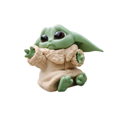 5pcs Baby Yoda Darth Action Figure