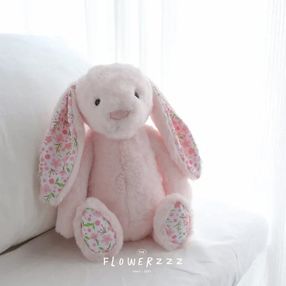 Floral Bunny Plush Toy 30cm