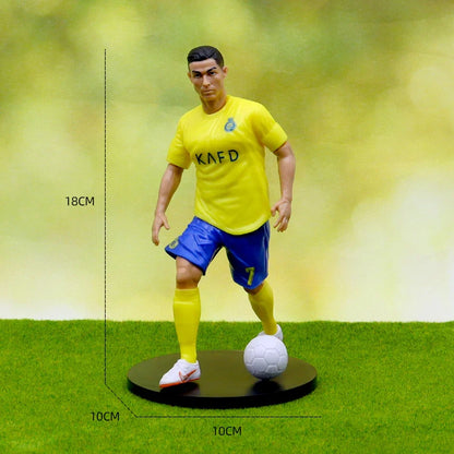 Ronaldo Messi Mbappe Model Dolls Cartoon Cute Action Figure