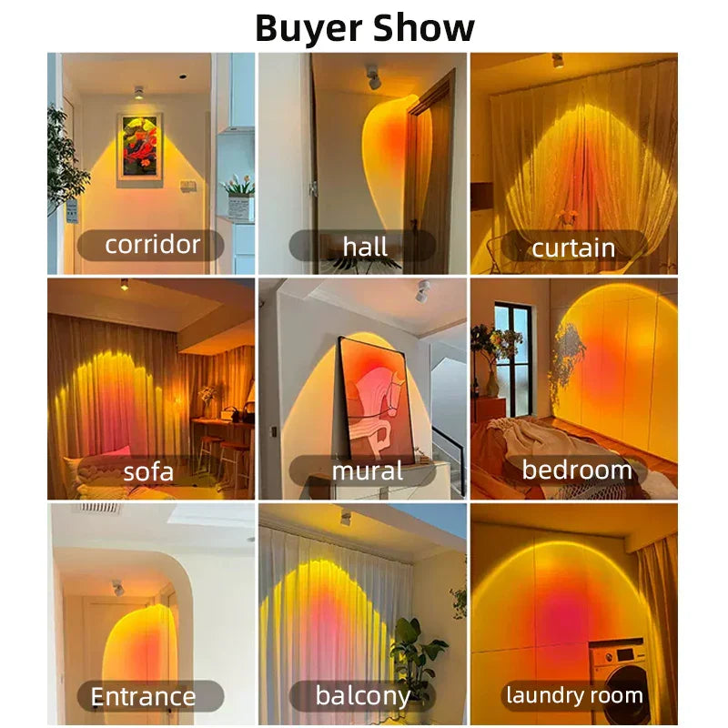 Led Sunset Spotlight Lamp