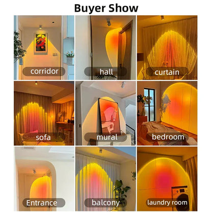 Led Sunset Spotlight Lamp