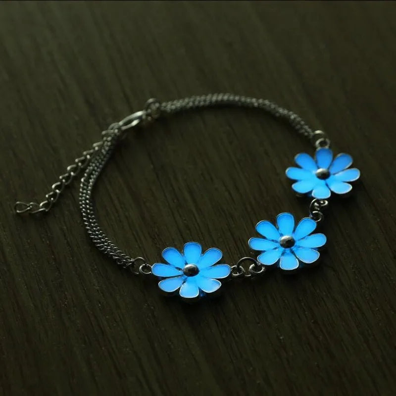 Six-colour Glass Luminous Bracelet