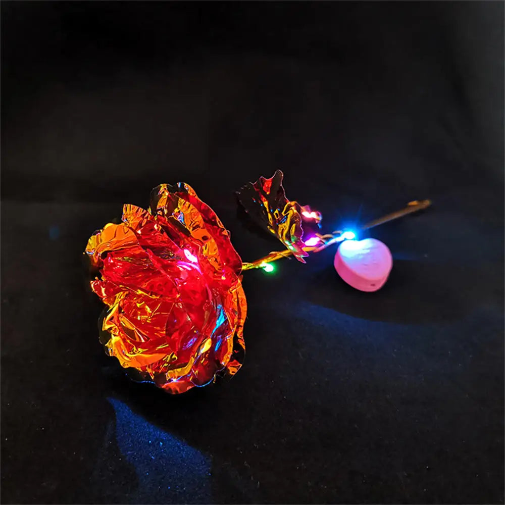 LED Light Up Rose Bouquet Decor