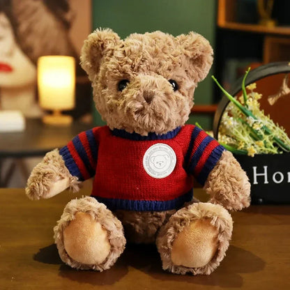 Classic Vintage Teddy Bear Plush Soft Stuffed Doll