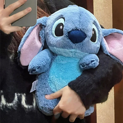 Disney Stitch Plush Hot Water Bottle with Cover