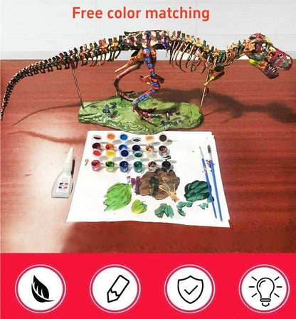 Dinosaur Skeleton Toys Ornament Simulation T-Rex Model