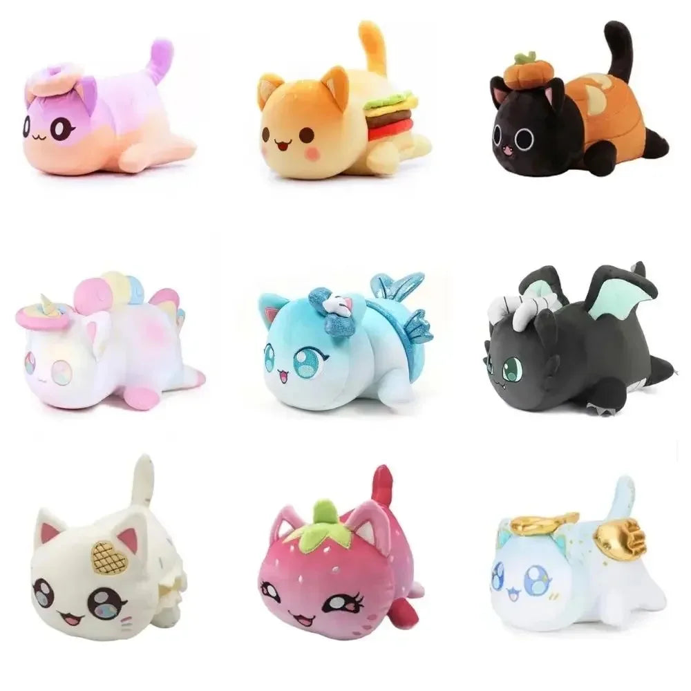 Soft Meemeow Donut Cat Plush