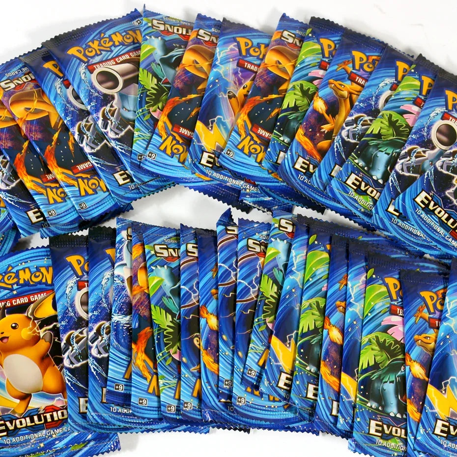 324Pcs Pokemon Cards Sun & Moon XY Evolutions Pokemon Booster Box Collectible Tradiner Card Game