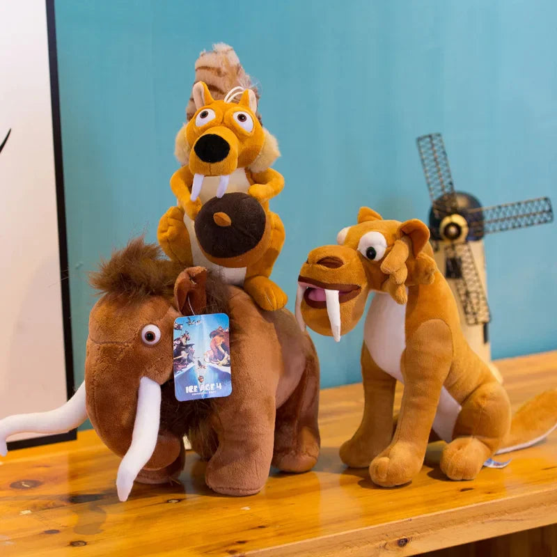 Cute Ice Age Squirrel Plush Pillow - Soft Comfort for Home & Office