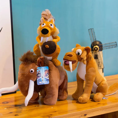 Cute Ice Age Squirrel Plush Pillow - Soft Comfort for Home & Office