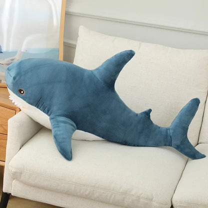 Simulated Shark Plush Toy - Super Soft Cartoon Pillow for Kids' Decor